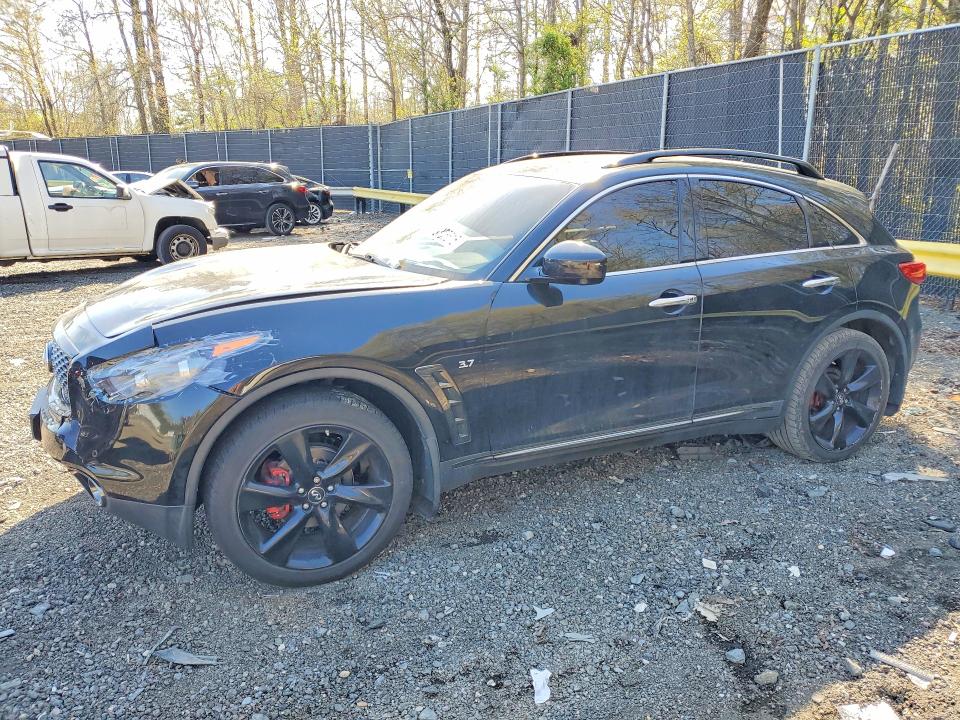 2017 Infiniti Qx70 VIN JN8CS1MW3HM413535 COPART salvage auction — SIDE, Md - Cert Of Salvage > 75% Damage, sold $225 on 2026-07-17 (photo 1)