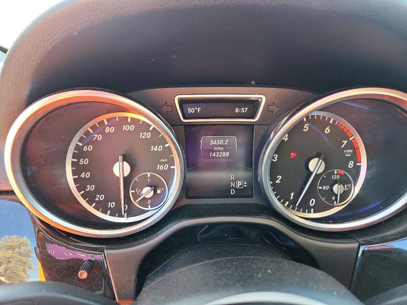 2014 Mercedes-benz M-klasse VIN 4JGDA5HB4EA360130 COPART salvage auction — FRONT END, Md - Cert Of Salvage > 75% Damage, sold $4,000 on 2026-07-02 (photo 9)
