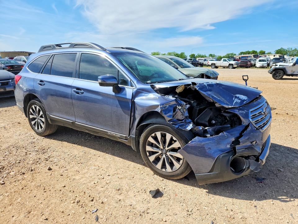 2016 Subaru Outback VIN 4S4BSBNC6G3310935 COPART salvage auction — FRONT END, Tx - Salvage Vehicle Title, sold $1,650 on 2026-07-09 (photo 4)