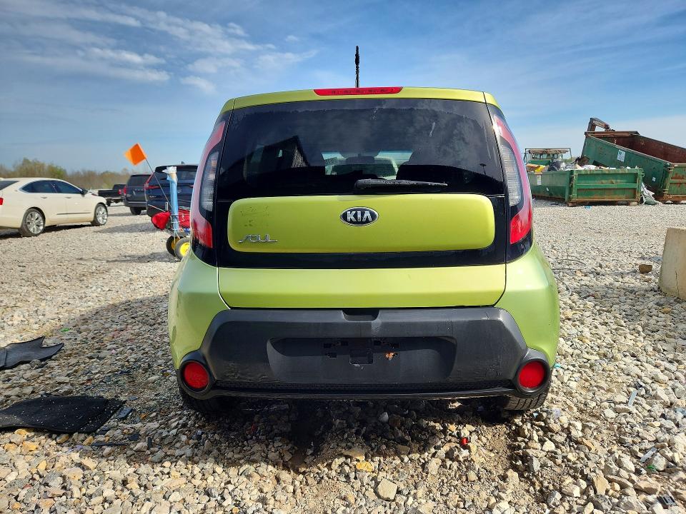2014 Kia Soul VIN KNDJN2A21E7035677 COPART salvage auction — SIDE, MI - CERTIFICATE OF TITLE, sold $575 on 2026-07-30 (photo 6)