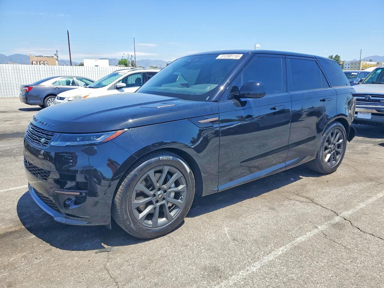 2025 Land Rover Range Rover Sport VIN SAL1L9FU9SA437785 COPART salvage auction — Rear End, CA - SALVAGE CERTIFICATE, sold $61,000 on 2026-07-10 (photo 1)