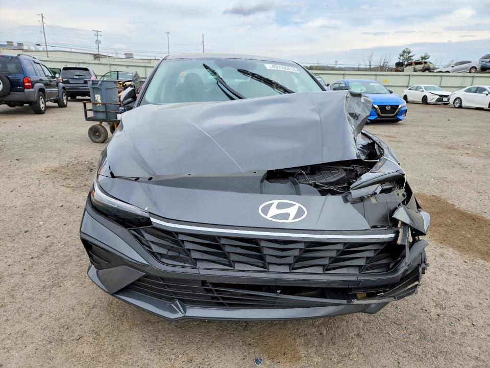 2024 Hyundai Elantra VIN KMHLM4DG9RU682054 COPART salvage auction — FRONT END, Pa - Certificate Of Salvage, sold $4,350 on 2026-07-07 (photo 5)