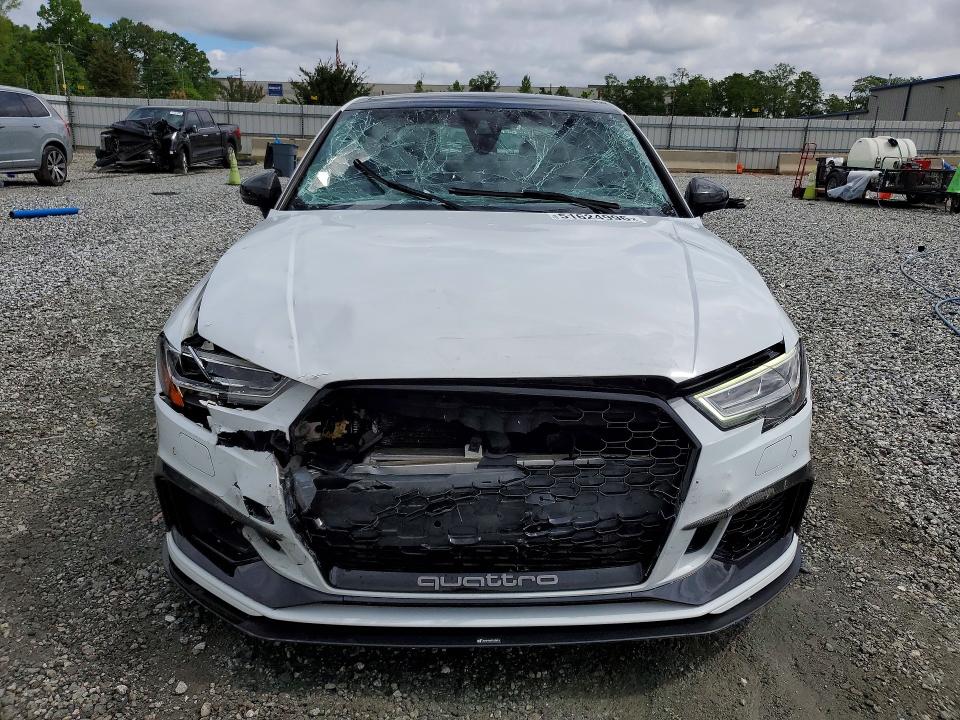 2018 Audi Rs3 VIN WUABWGFF9J1905864 COPART salvage auction — FRONT END, SC - CERT OF TITLE-SALVAGE, sold $12,300 on 2026-07-08 (photo 5)
