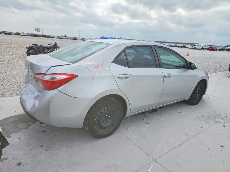 2016 Toyota Corolla VIN 5YFBURHE2GP566386 COPART salvage auction — REAR END, Tx - Cert Of Title-Rebuilt Salvage, sold $2,750 on 2026-07-10 (photo 3)