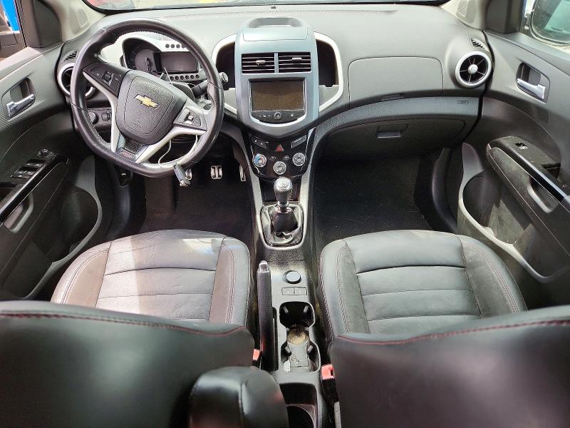 2013 Chevrolet SONIC VIN 1G1JH6SB3D4152960 COPART salvage auction — FRONT END, Ca - Dis/Dlr/Exp App For Dup Clean, sold $400 on 2026-07-10 (photo 8)