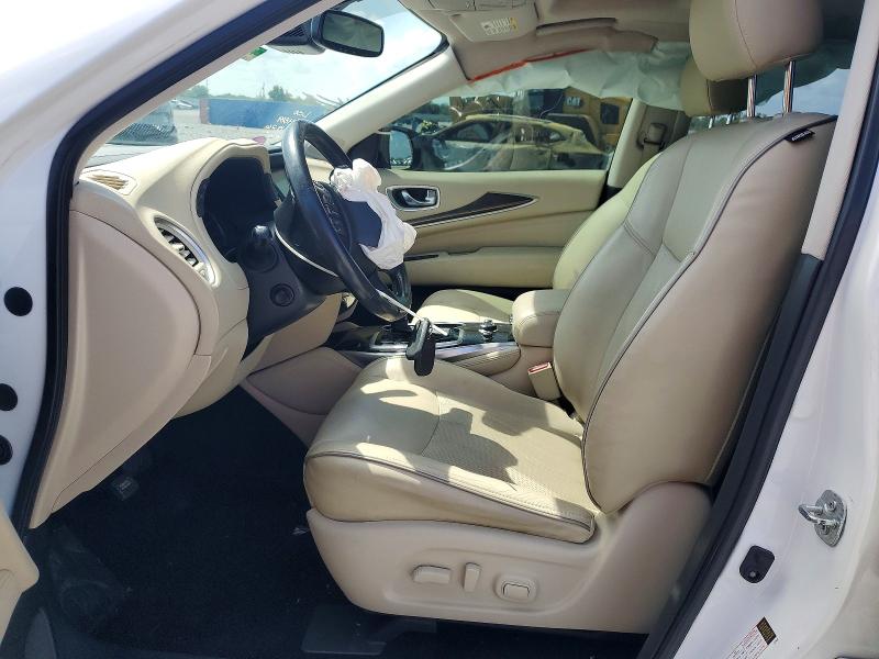 2019 Infiniti VIN 5N1DL0MN8KC519891 COPART salvage auction — FRONT END, FL, sold $20 on 2026-07-21 (photo 7)