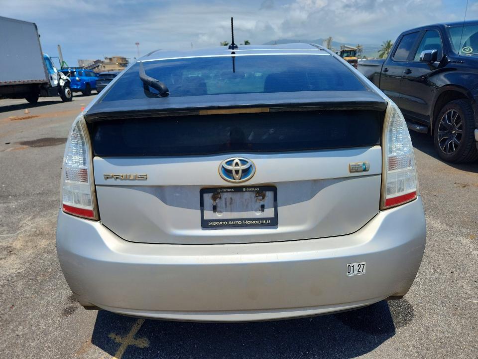 2010 Toyota Prius VIN JTDKN3DUXA0217078 COPART salvage auction — WATER/FLOOD, HI - CERTIFICATE OF SALVAGE, sold $950 on 2026-07-27 (photo 6)