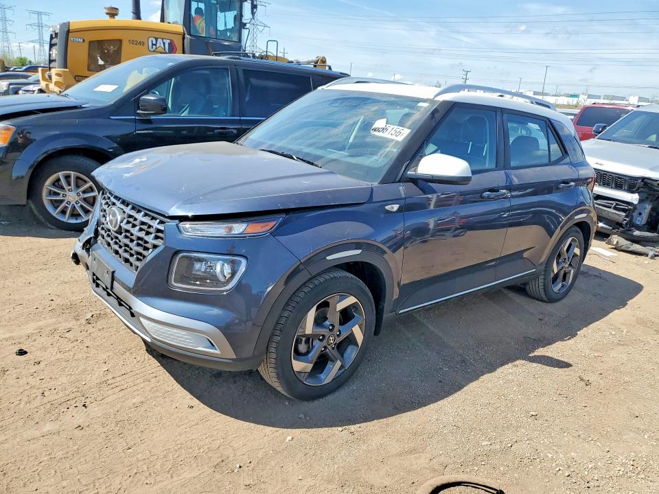 2022 Hyundai Venue VIN KMHRC8A32NU207992 COPART salvage auction — FRONT END, Il - Salvage Certificate, sold $4,550 on 2026-07-02 (photo 1)