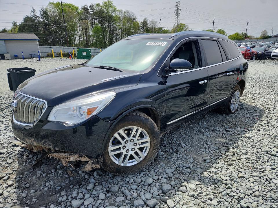 2015 Buick Enclave VIN 5GAKRAKD6FJ216539 COPART salvage auction — FRONT END, Nc - Salvage Certificate Of Title, sold $600 on 2026-07-29 (photo 1)