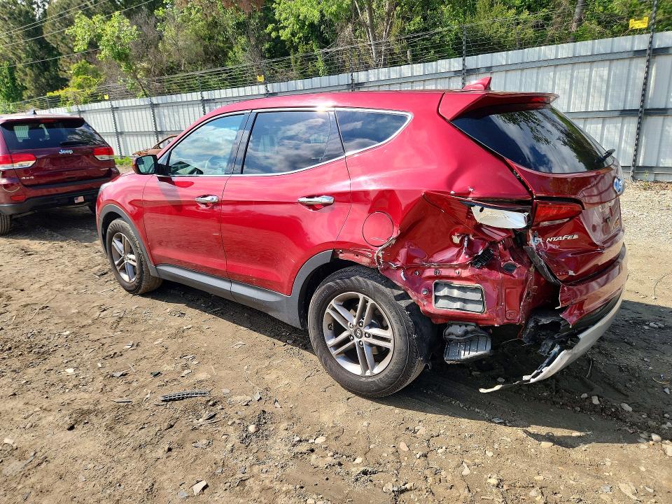 2017 Hyundai VIN 5XYZT3LB5HG435907 COPART salvage auction — REAR END, Va - Cert Of Title - Salvage, sold $2,300 on 2026-07-28 (photo 2)
