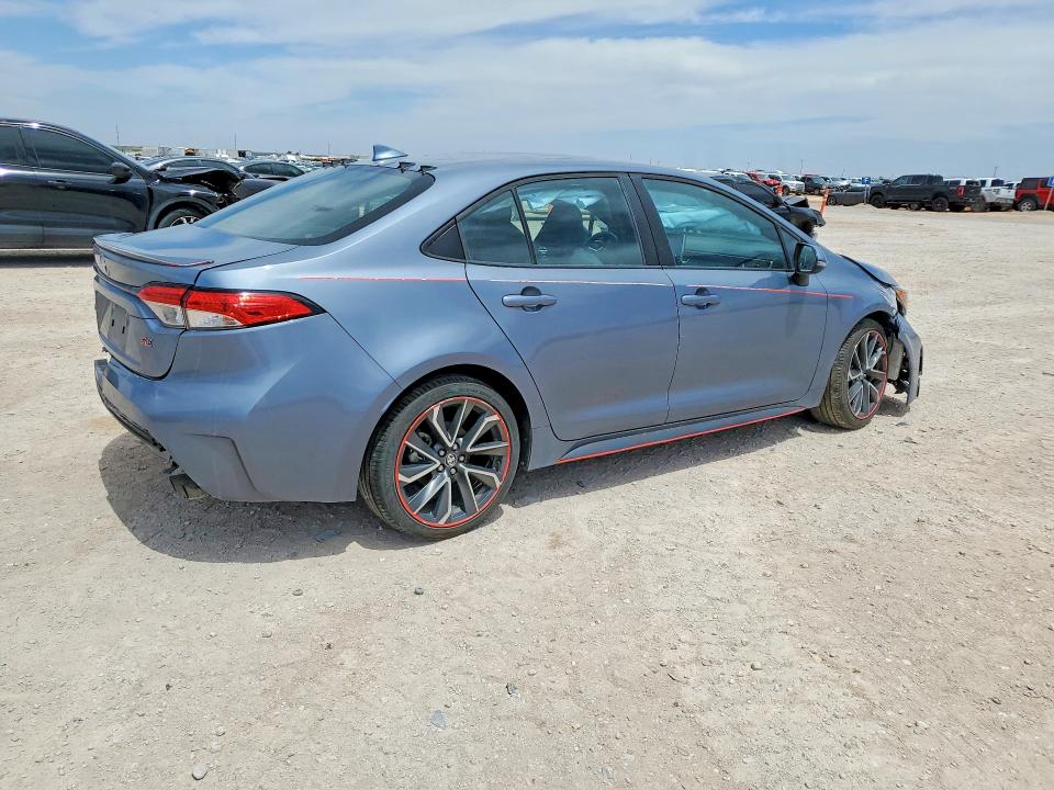 2021 Toyota Corolla VIN 5YFS4MCE9MP074668 COPART salvage auction — FRONT END, Tx - Salvage Vehicle Title, sold $5,600 on 2026-07-08 (photo 3)