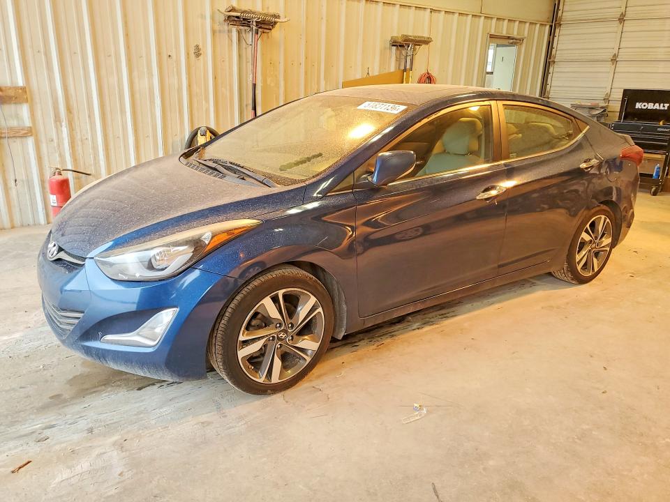 2015 Hyundai VIN KMHDH4AE0FU252212 COPART salvage auction — WATER/FLOOD, TX, sold $150 on 2026-07-24 (photo 1)