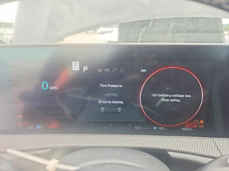 2024 Kia Ev6 VIN KNDC44LA6R5206694 COPART salvage auction — FRONT END, TX - CERTIFICATE OF TITLE, sold $10,600 on 2026-07-09 (photo 9)