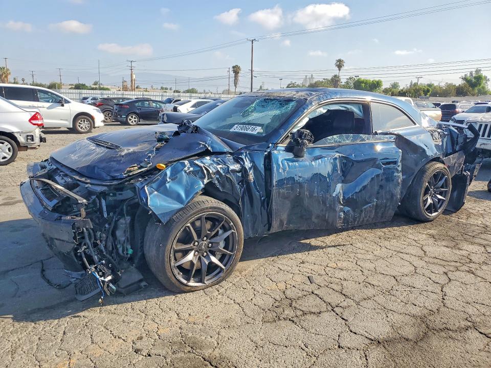 2026 Dodge Charger VIN 2C3CDAMP2TR205445 COPART salvage auction — ROLLOVER, Ca - Salvage Certificate, sold $4,750 on 2026-07-09 (photo 1)