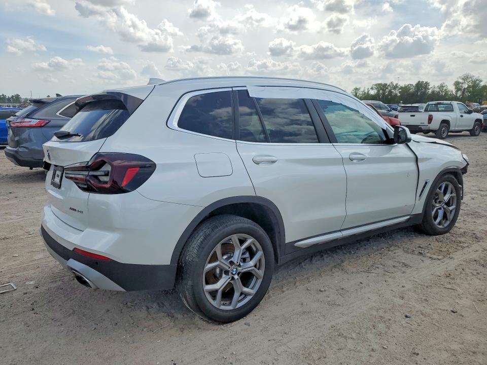 2024 BMW X3 VIN 5UX53DP08R9W13386 COPART salvage auction — FRONT END, TX - SALVAGE VEHICLE TITLE, sold $10,600 on 2026-07-31 (photo 3)