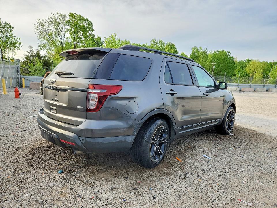 2015 Ford Explorer VIN 1FM5K8GT0FGA99963 COPART salvage auction — REAR END, Ky - Bill Of Sale/Part Only/No Titl, sold $2,300 on 2026-07-02 (photo 3)