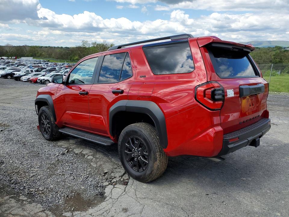 2025 Toyota 4runner VIN JTEVA5BR0S5071325 COPART salvage auction — FRONT END, PA, sold $24,900 on 2026-07-10 (photo 2)