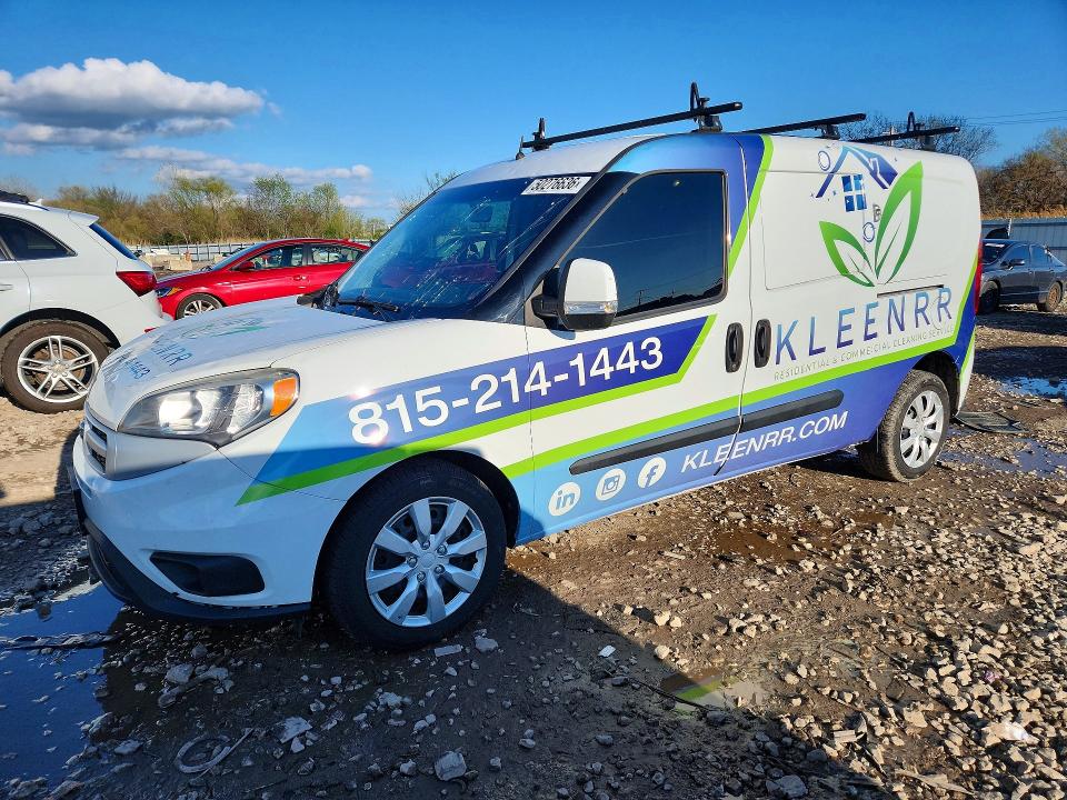 2017 Ram Promaster city VIN ZFBERFBB9H6E03521 COPART salvage auction — HAIL, Il - Salvage Certificate, sold $2,050 on 2026-07-22 (photo 1)