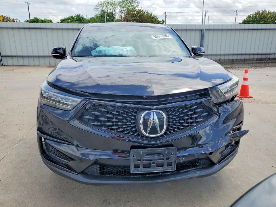 2021 Acura Rdx VIN 5J8TC1H60ML008494 COPART salvage auction — FRONT END, Tx - Salvage Vehicle Title, sold $9,800 on 2026-07-09 (photo 5)