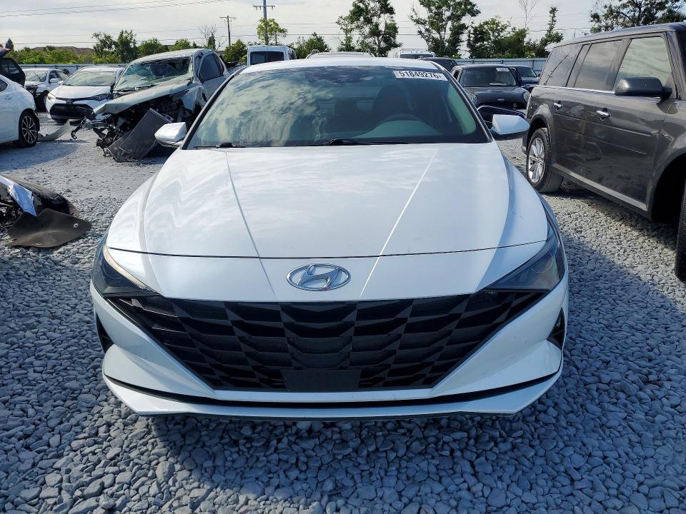 2021 Hyundai Elantra VIN 5NPLS4AGXMH011168 COPART salvage auction — REAR END, Fl - Certificate Of Destruction, sold $3,050 on 2026-07-07 (photo 5)