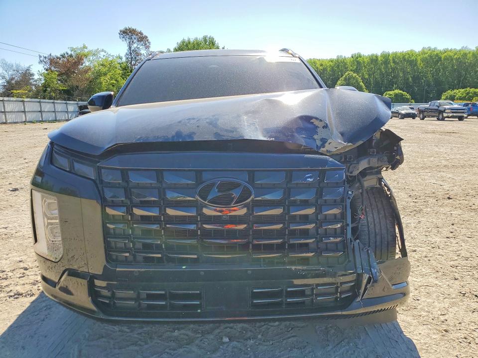 2024 Hyundai Palisade VIN KM8R7DGE7RU673736 COPART salvage auction — FRONT END, Id - Salvage Certificate Of Title, sold $7,800 on 2026-07-28 (photo 5)