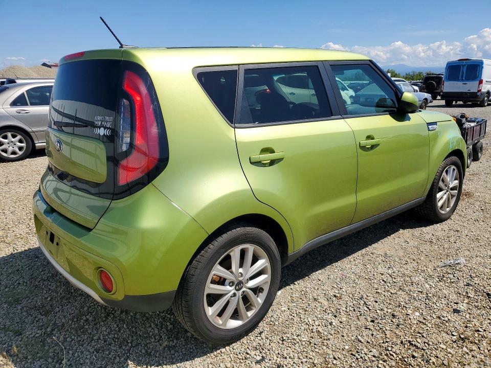 2017 Kia Soul VIN KNDJP3A52H7883839 COPART salvage auction — FRONT END, Ca - Non-Repairable Vehicle Cert, sold $975 on 2026-07-17 (photo 3)