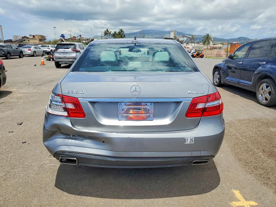 2012 Mercedes-benz E-klasse VIN WDDHF8JB8CA642356 COPART salvage auction — REAR END, Hi - Certificate Of Title, sold $5,300 on 2026-07-06 (photo 6)