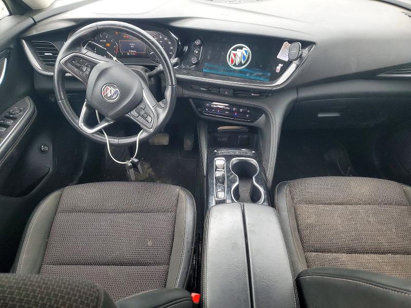2022 Buick Envision VIN LRBAZLR41ND109566 COPART salvage auction — HAIL, Ks - Cert Of Title-Salvage, sold $5,700 on 2026-07-09 (photo 8)