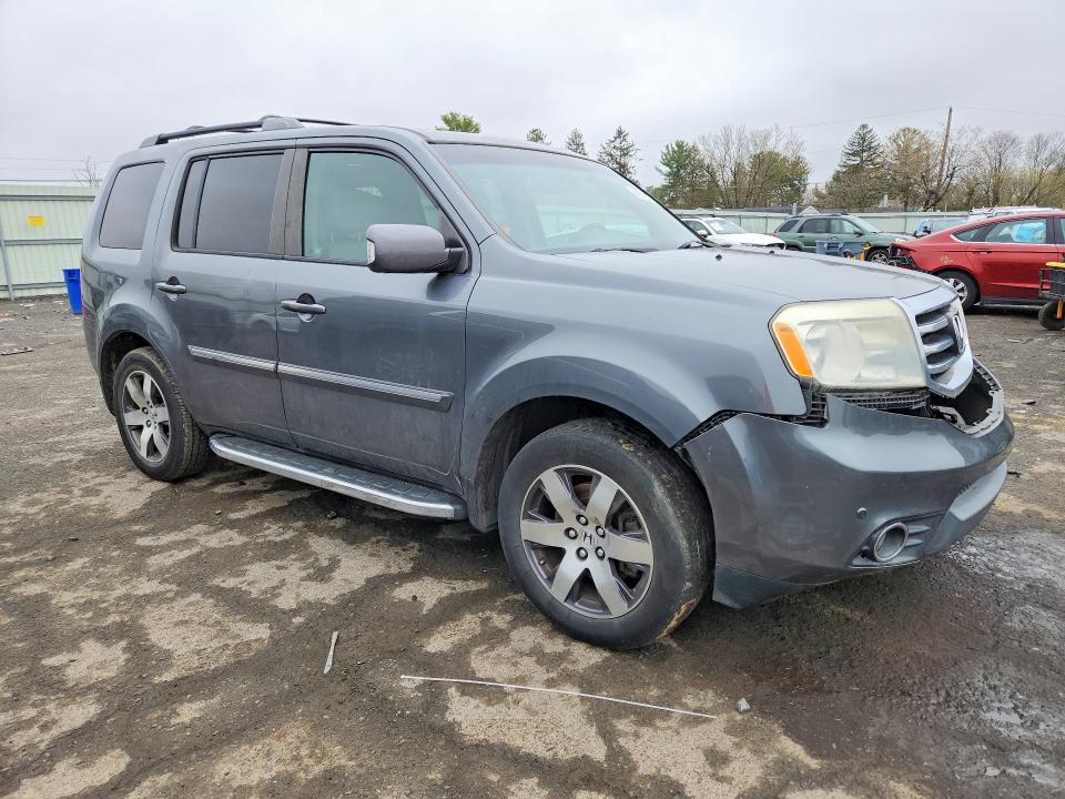 2012 Honda Pilot VIN 5FNYF4H96CB033781 COPART salvage auction — FRONT END, Pa - Certificate Of Salvage, sold $1,050 on 2026-07-02 (photo 4)