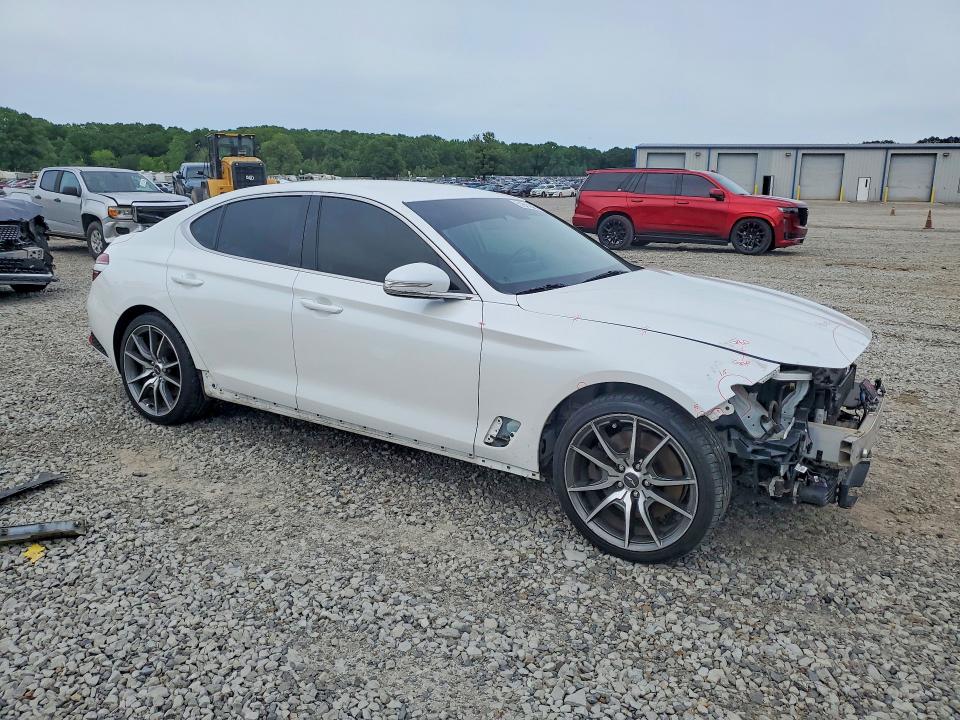 2022 Genesis G70 VIN KMTG54TE4NU093914 COPART salvage auction — FRONT END, Id - Salvage Certificate Of Title, sold $7,800 on 2026-07-13 (photo 4)