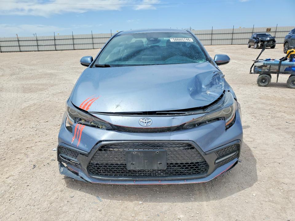 2021 Toyota Corolla VIN 5YFS4MCE9MP074668 COPART salvage auction — FRONT END, Tx - Salvage Vehicle Title, sold $5,600 on 2026-07-08 (photo 5)