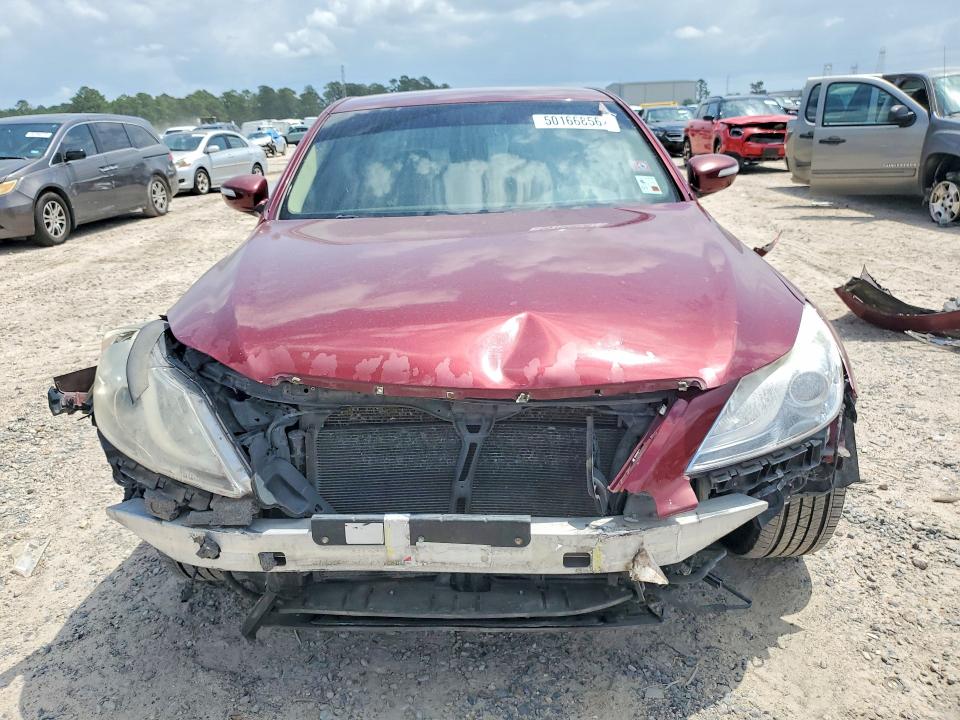 2013 Hyundai Genesis VIN KMHGC4DD4DU227440 COPART salvage auction — FRONT END, Tx - Salvage Vehicle Title, sold $425 on 2026-07-28 (photo 5)