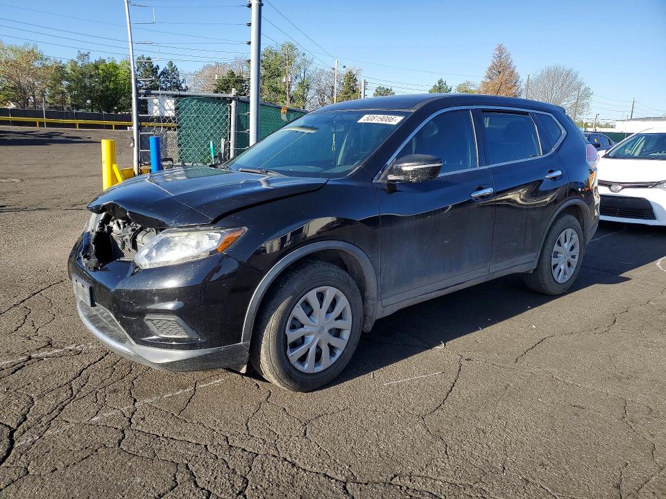 2015 Nissan Rogue VIN KNMAT2MVXFP568222 COPART salvage auction — FRONT END, Co - Public - Salvage Title, sold $1,350 on 2026-07-09 (photo 1)