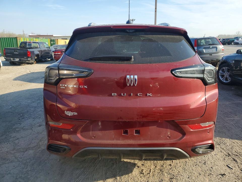 2025 Buick Encore VIN KL4AMGSL8SB191404 COPART salvage auction — FRONT END, In - Cert Of Title-Salvage Title, sold $150 on 2026-07-17 (photo 6)