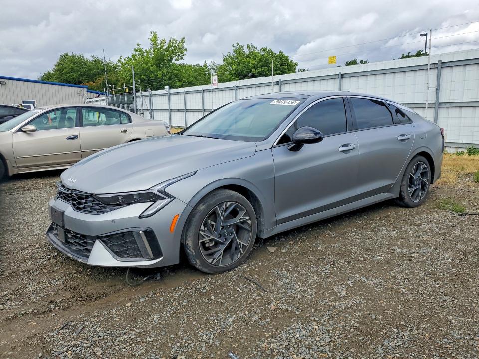 2025 Kia K5 VIN KNAG64J74S5326208 COPART salvage auction — FRONT END, Salvage Title, sold $12,700 on 2026-07-16 (photo 1)