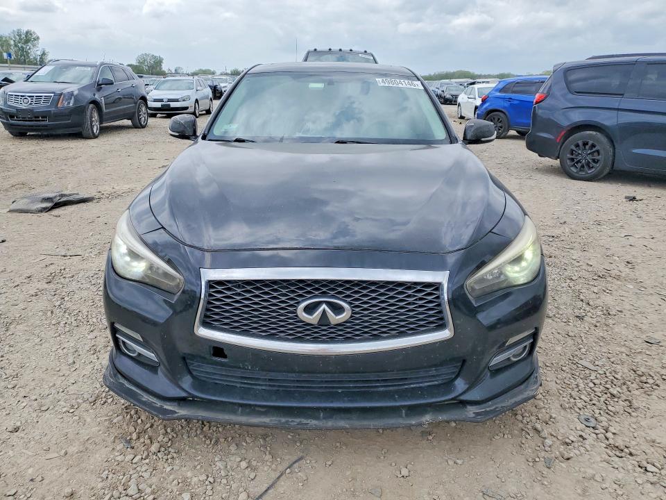 2014 Infiniti Q50 VIN JN1BV7AR6EM696849 COPART salvage auction — UNDERCARRIAGE, Ks - Cert Of Title-Salvage, sold $3,000 on 2026-07-16 (photo 5)