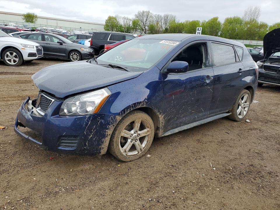2009 Pontiac Vibe VIN 5Y2SP67039Z466835 COPART salvage auction — FRONT END, Mi - Certificate Of Title, sold $500 on 2026-07-08 (photo 1)