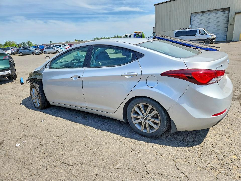 2015 Hyundai VIN 5NPDH4AE7FH618827 COPART salvage auction — FRONT END, Or - Salvage Title Certificate, sold $2,100 on 2026-07-20 (photo 2)