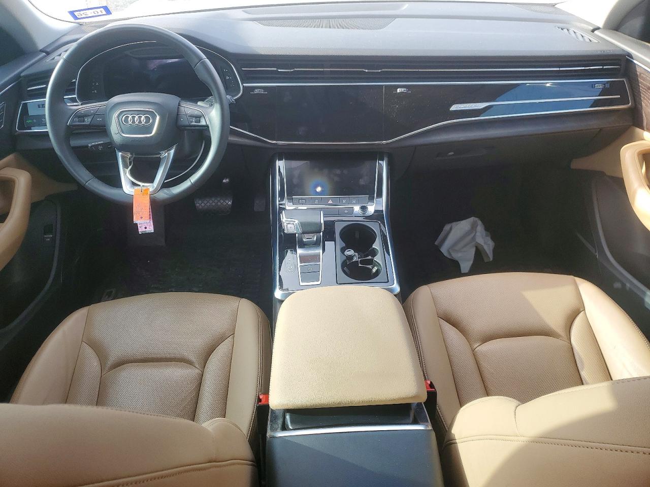 2022 Audi Q8 VIN WA1EVBF1XND031804 COPART salvage auction — Front End, TX - SALVAGE VEHICLE TITLE, sold $23,200 on 2026-07-02 (photo 8)