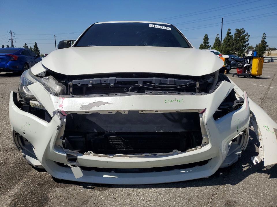 2019 Infiniti Q50 VIN JN1EV7AR1KM553333 COPART salvage auction — UNDERCARRIAGE, Ca - Salvage Certificate, sold $5,300 on 2026-07-07 (photo 5)