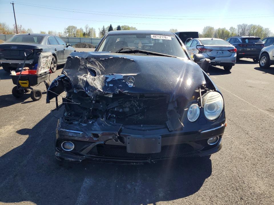 2009 Mercedes-benz E-klasse VIN WDBUF56X09B383732 COPART salvage auction — FRONT END, Or - Lien Papers Salvage, sold $300 on 2026-08-12 (photo 5)