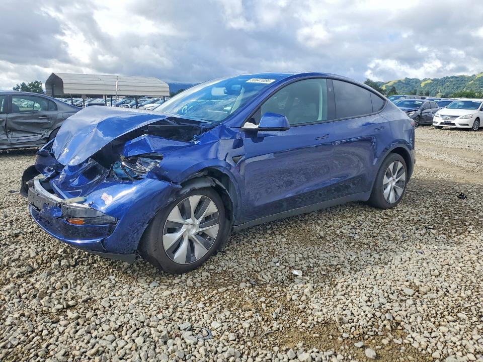 2023 Tesla VIN 7SAYGDEE0PF809264 COPART salvage auction — FRONT END, Salvage Title, sold $70 on 2026-07-21 (photo 1)