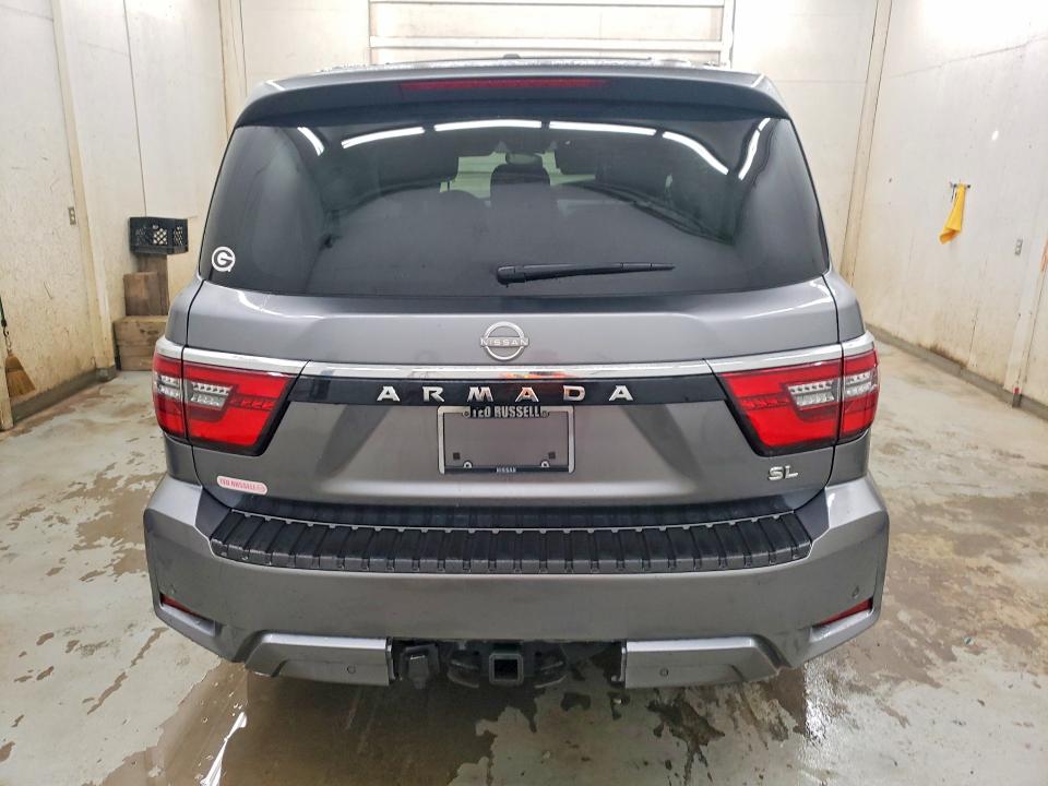 2022 Nissan Armada VIN JN8AY2BD6N9675707 COPART salvage auction — FRONT END, Tn - Salvage Certificate, sold $3,000 on 2026-07-03 (photo 6)