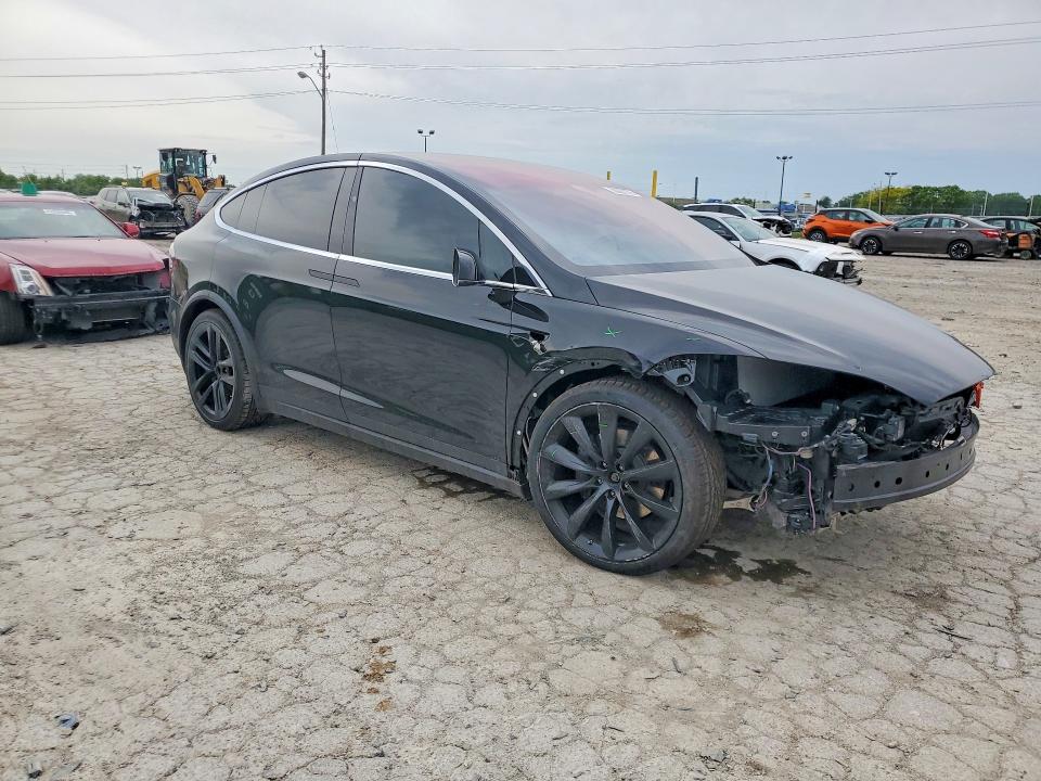 2019 Tesla Model x VIN 5YJXCAE25KF188413 COPART salvage auction — FRONT END, IN - CERT OF TITLE-SALVAGE TITLE, sold $12,900 on 2026-07-31 (photo 4)