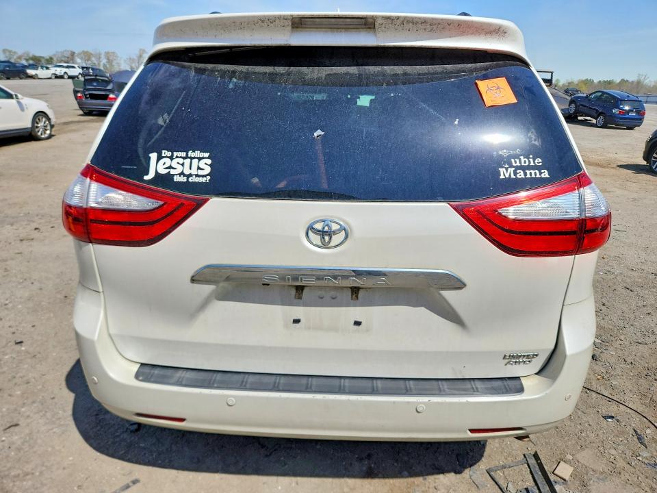 2015 Toyota Sienna VIN 5TDDK3DC9FS117986 COPART salvage auction — FRONT END, Sc - Cert Of Title-Salvage, sold $425 on 2026-07-29 (photo 6)