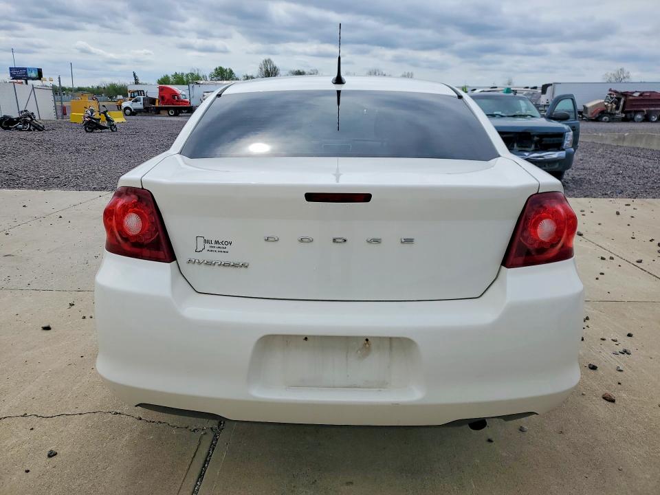 2011 Dodge Avenger VIN 1B3BD4FB4BN518813 COPART salvage auction — NORMAL WEAR, In - Certificate Of Title, sold $475 on 2026-07-09 (photo 6)