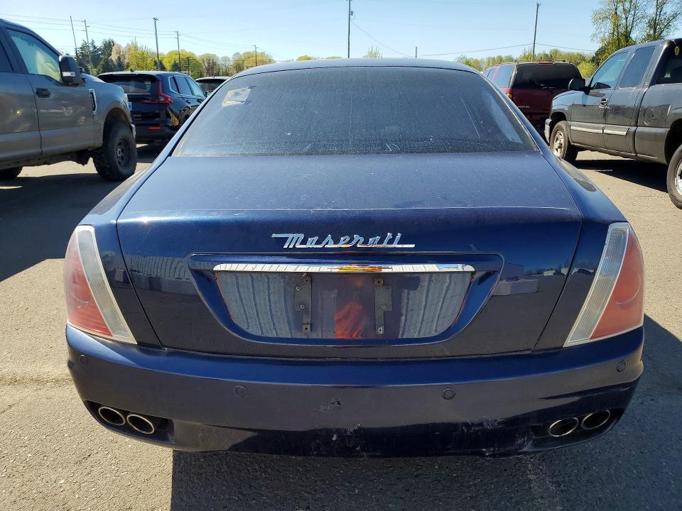 2007 Maserati Quattroporte VIN ZAMFE39A570029704 COPART salvage auction — MINOR DENT/SCRATCHES, Mt - Certificate Of Title, sold $3,200 on 2026-07-15 (photo 6)