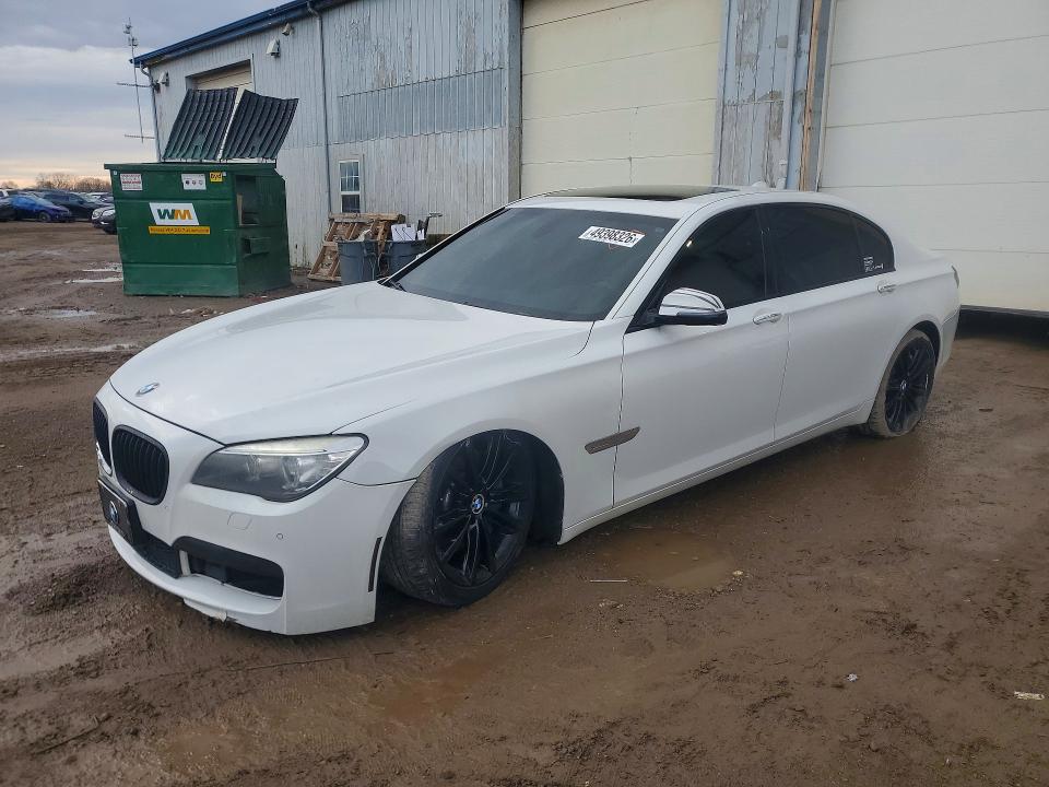 2014 BMW 7 series VIN WBAYE8C59ED135551 COPART salvage auction — UNDERCARRIAGE, Mi - Certificate Of Title, sold $1,650 on 2026-07-22 (photo 1)