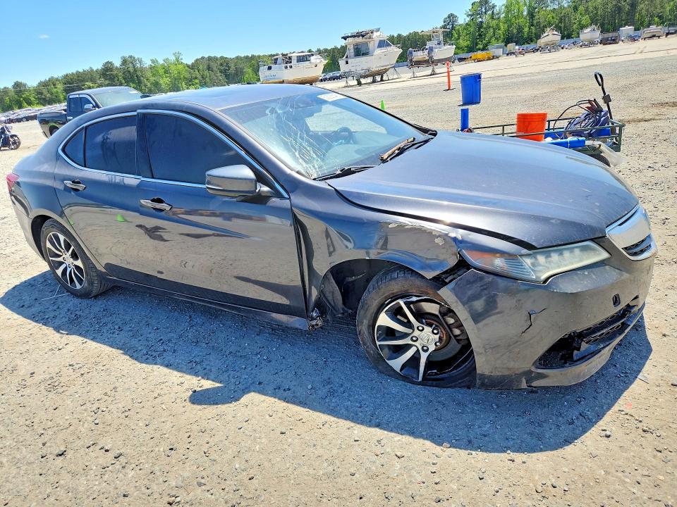 2016 Acura Tlx VIN 19UUB1F58GA011189 COPART salvage auction — SIDE, Nc - Salvage Certificate Of Title, sold $650 on 2026-07-04 (photo 4)
