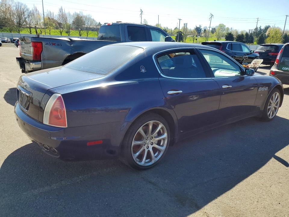 2007 Maserati Quattroporte VIN ZAMFE39A570029704 COPART salvage auction — MINOR DENT/SCRATCHES, Mt - Certificate Of Title, sold $3,200 on 2026-07-15 (photo 3)